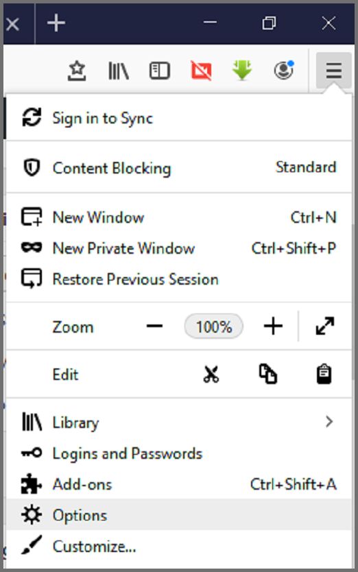 Firefox Option Select