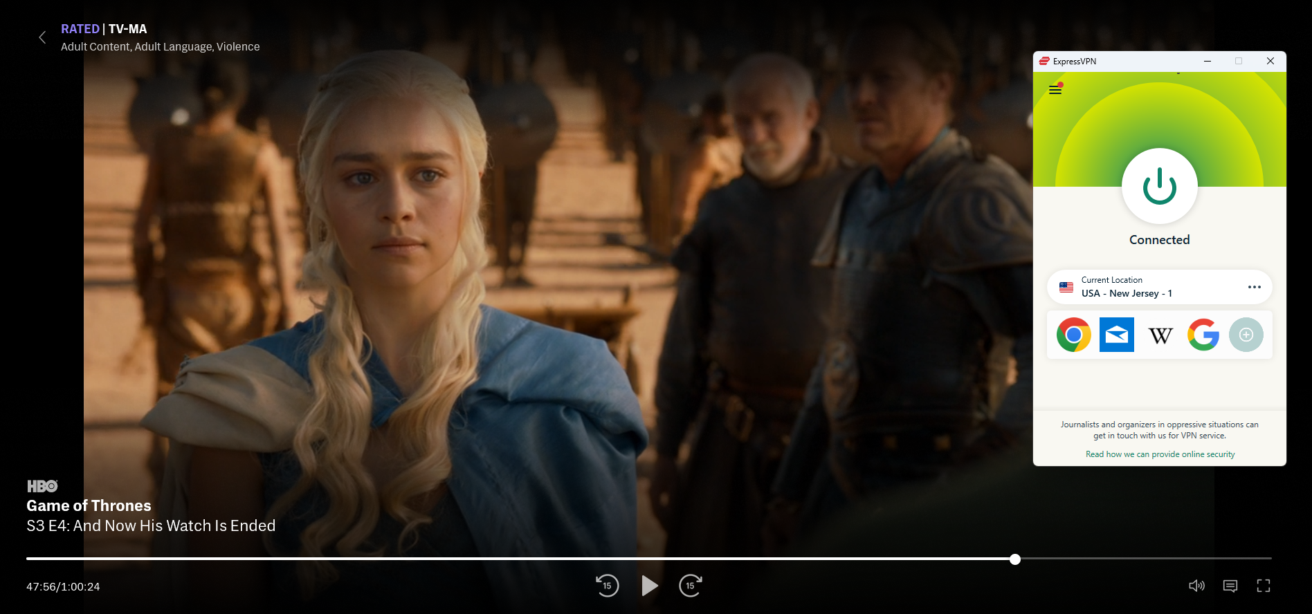 <strong>Excellent Speeds to Watch Game of Thrones Uninterrupted</strong>