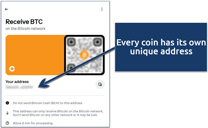 Copy this carefully since using the wrong one could mean losing your funds